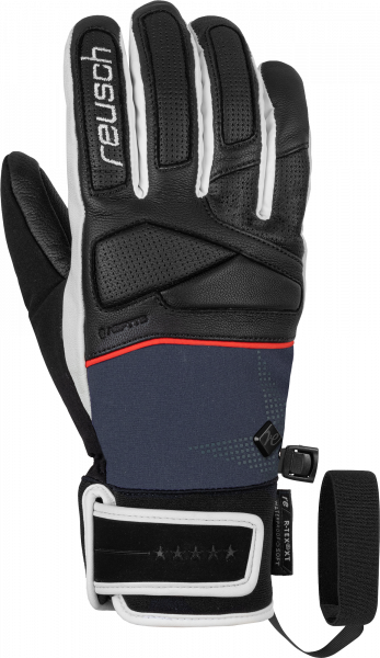 Reusch Mikaela Shiffrin R-TEX® XT  6031245 7787 black blue front